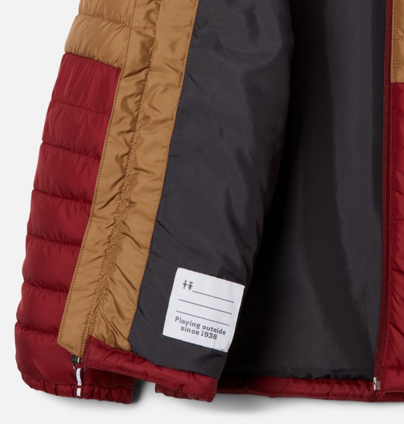 Red Kids' Columbia Humphrey Hills Puffer Jacket | GQNBF-4102