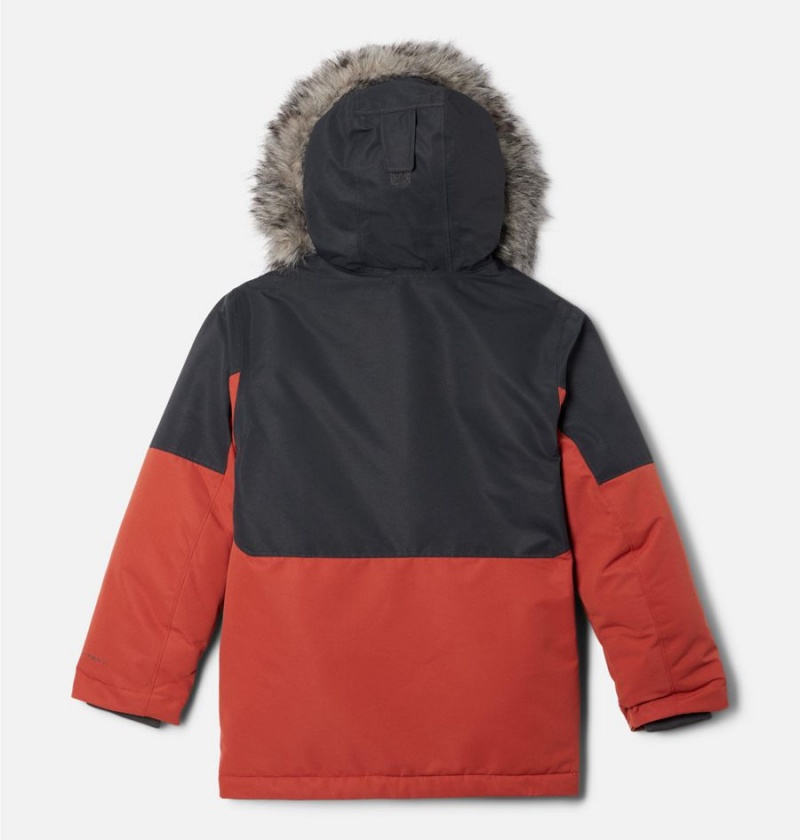 Red Kids' Columbia Nordic Strider Jacket | EMATB-0436