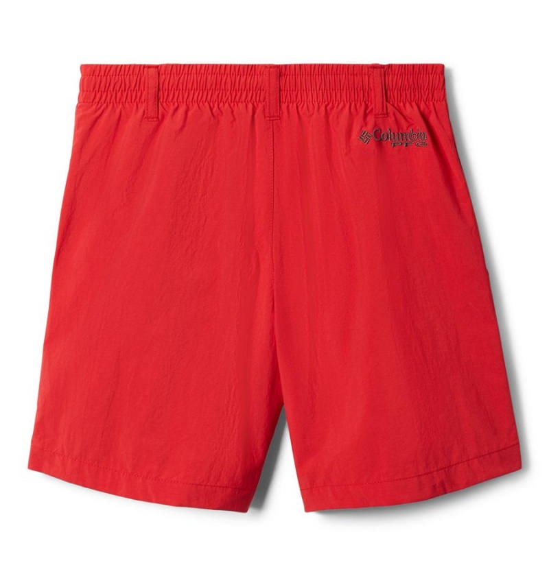 Red Kids' Columbia PFG Backcast Shorts | SDWTU-6297