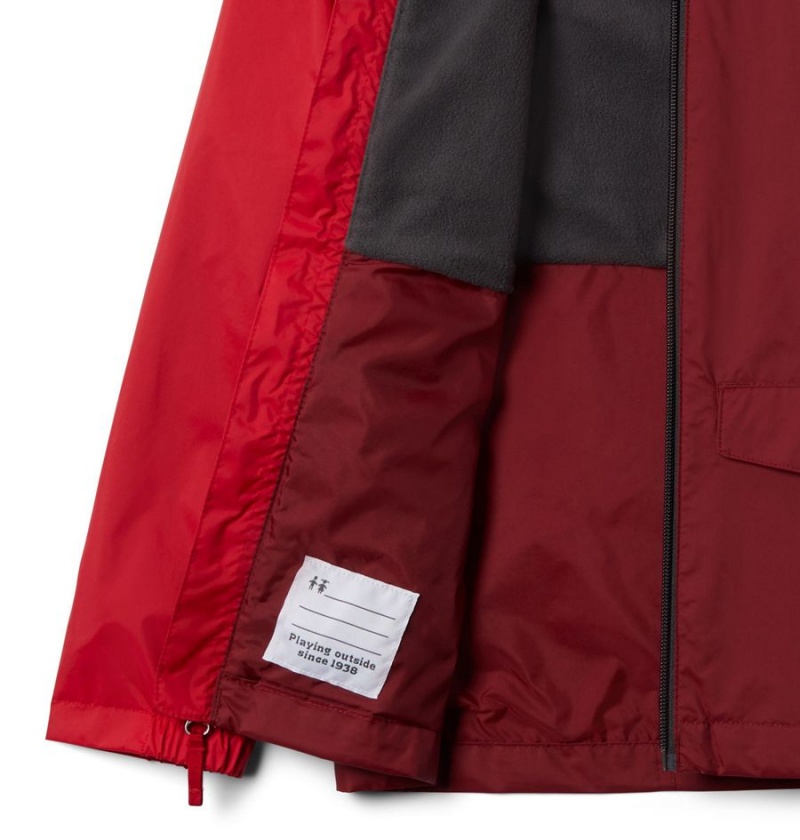 Red Kids' Columbia Rain-Zilla Jacket | QWKYP-6710