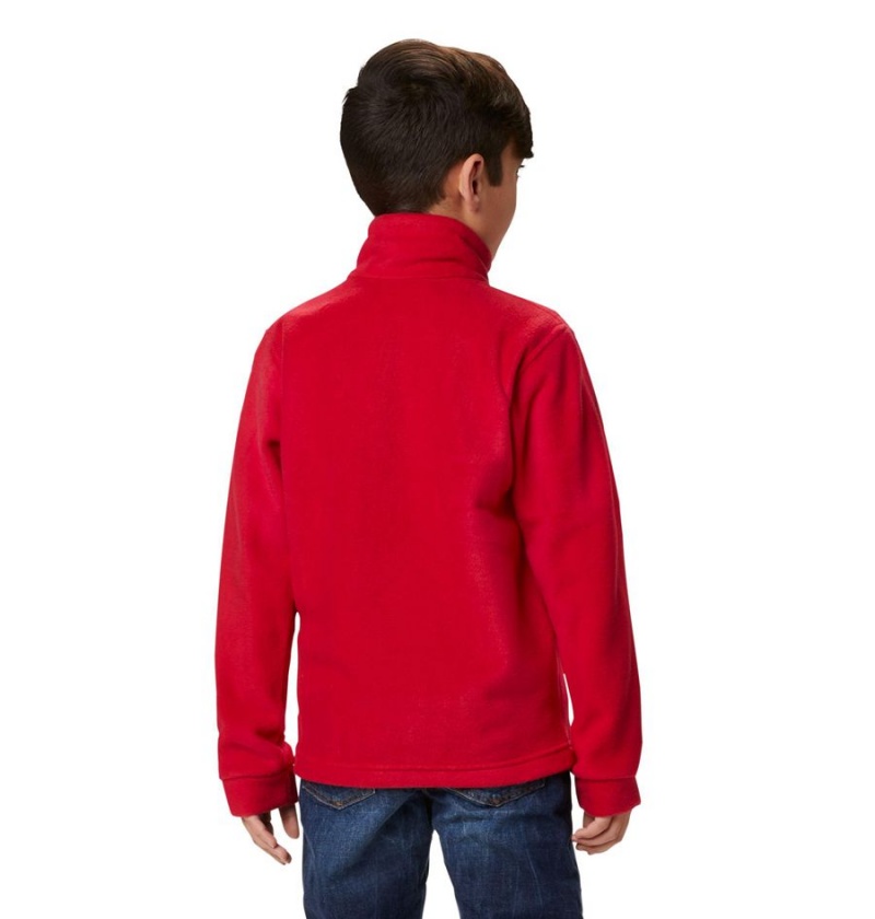 Red Kids' Columbia Steens Mountain II Fleece Jacket | JOWRP-5601