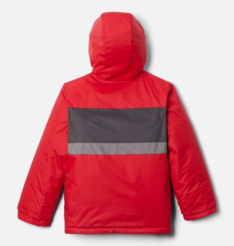 Red Kids' Columbia Valley Runner Jacket | PLSFW-4980