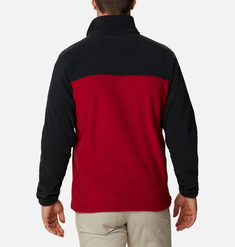 Red Men's Columbia Collegiate Flanker III - Alabama Fleece Jacket | LWJNT-9501