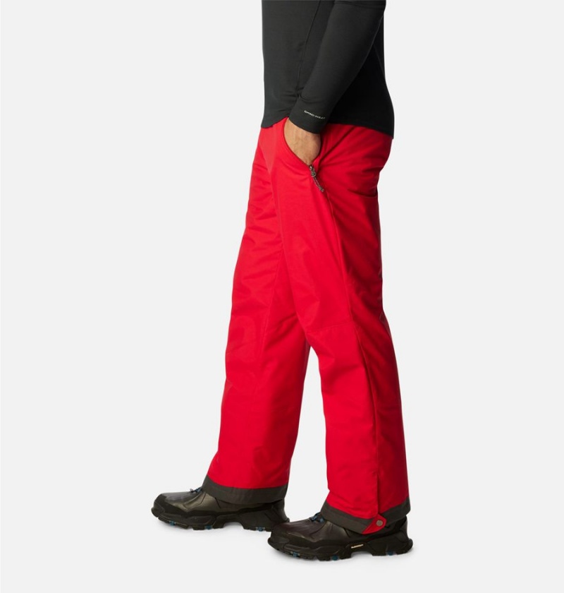 Red Men's Columbia Gulfport Insulated Ski Pants | UFWLM-2678