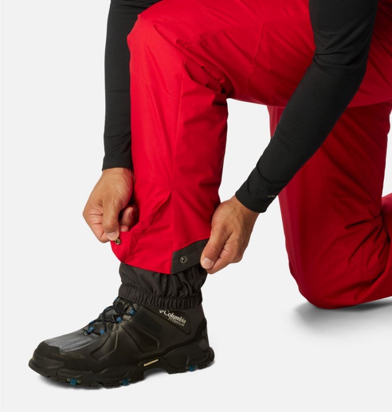 Red Men's Columbia Gulfport Insulated Ski Pants | UFWLM-2678