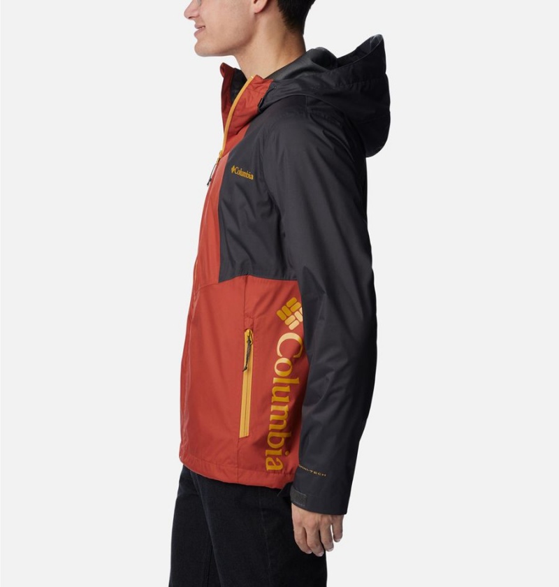 Red Men's Columbia Inner Limits II Rain Jacket | HOUJQ-9715