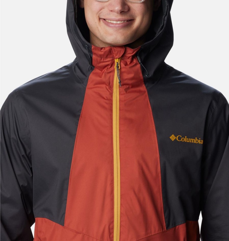 Red Men's Columbia Inner Limits II Rain Jacket | HOUJQ-9715