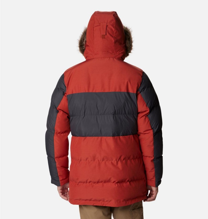 Red Men's Columbia Marquam Peak Fusion Omni Heat Infinity Insulated Coats | NQDKS-4125