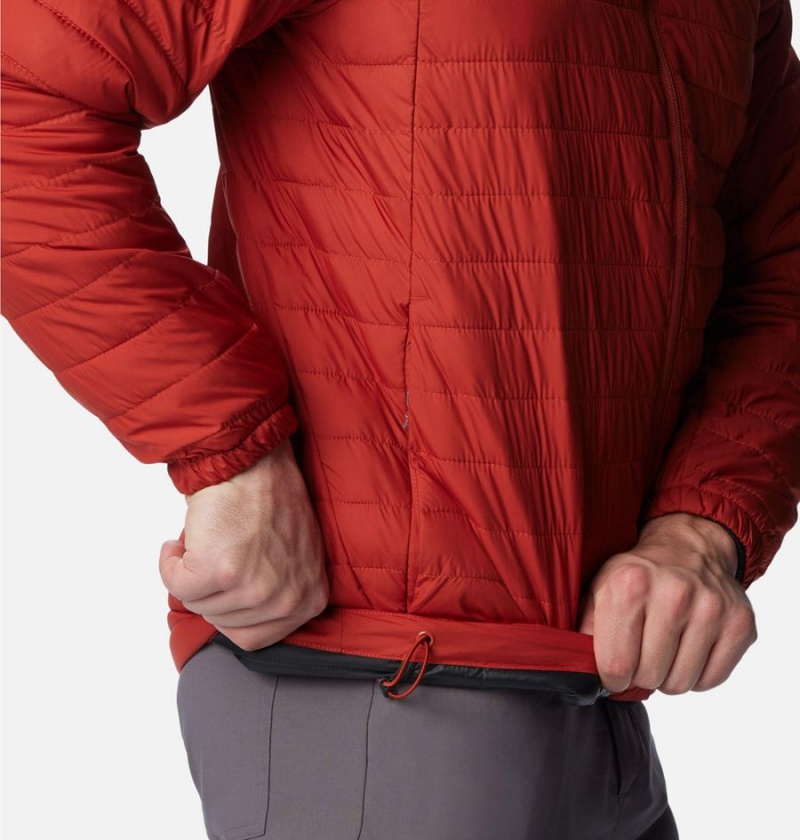 Red Men's Columbia Silver Falls Insulated Puffer Jacket | SKYMZ-1962