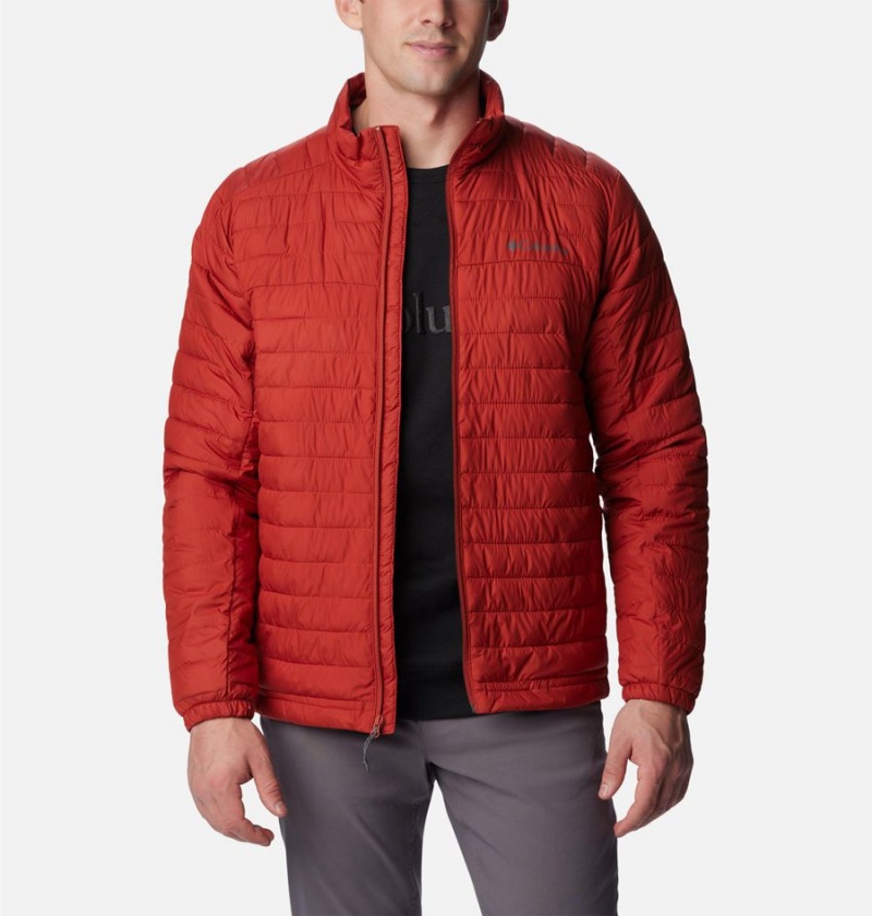 Red Men's Columbia Silver Falls Insulated Puffer Jacket | SKYMZ-1962