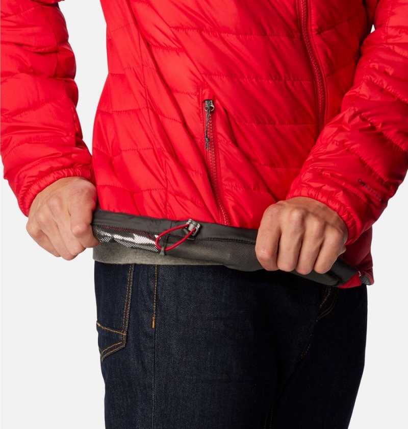 Red Men's Columbia Slope Edge Insulated Puffer Jacket | JXPTH-1420