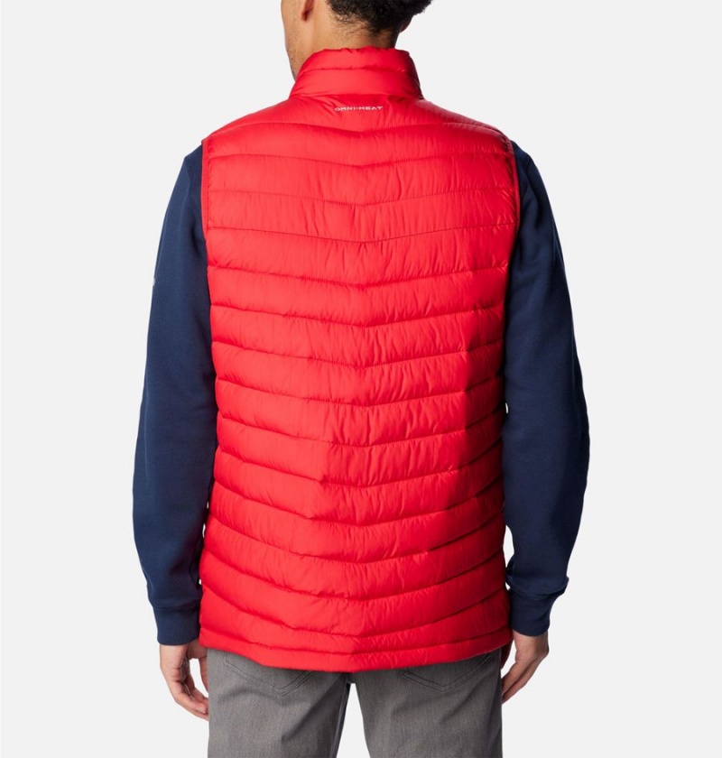 Red Men's Columbia Slope Edge Vest | OYBMI-0612