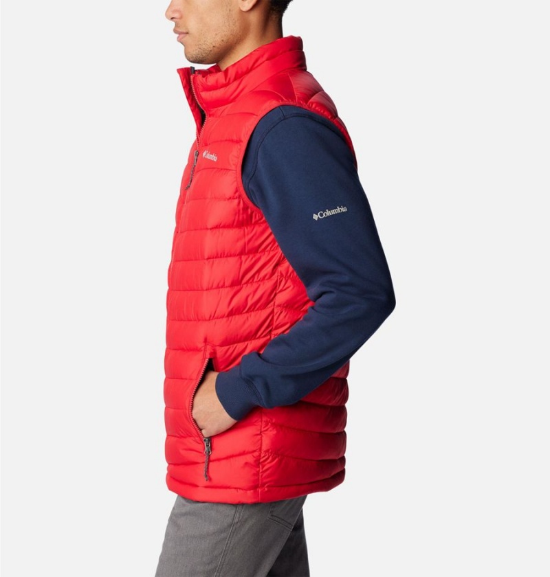 Red Men's Columbia Slope Edge Vest | OYBMI-0612