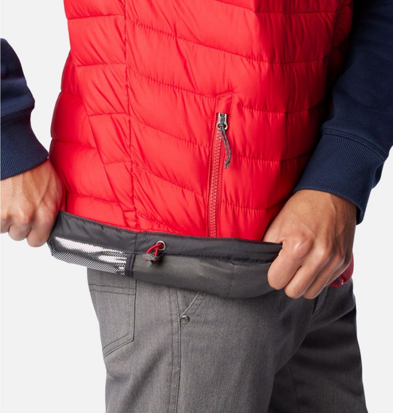 Red Men's Columbia Slope Edge Vest | OYBMI-0612