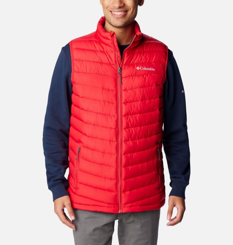 Red Men\'s Columbia Slope Edge Vest | OYBMI-0612