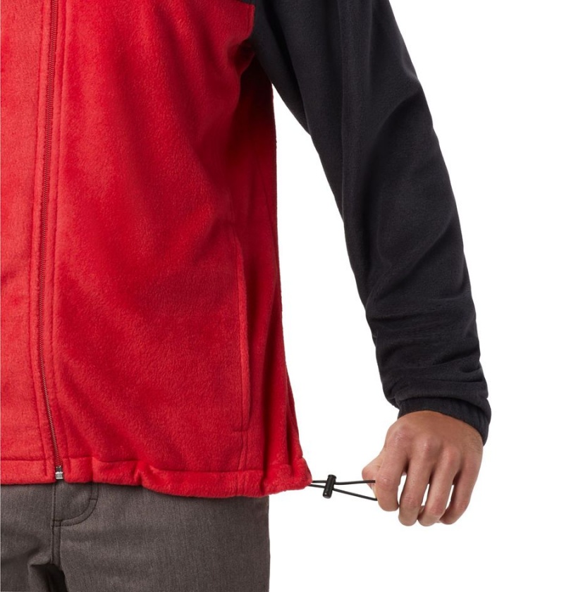 Red Men's Columbia Steens Mountain 2.0 Full Zip Fleece Jacket | ARNFY-4821