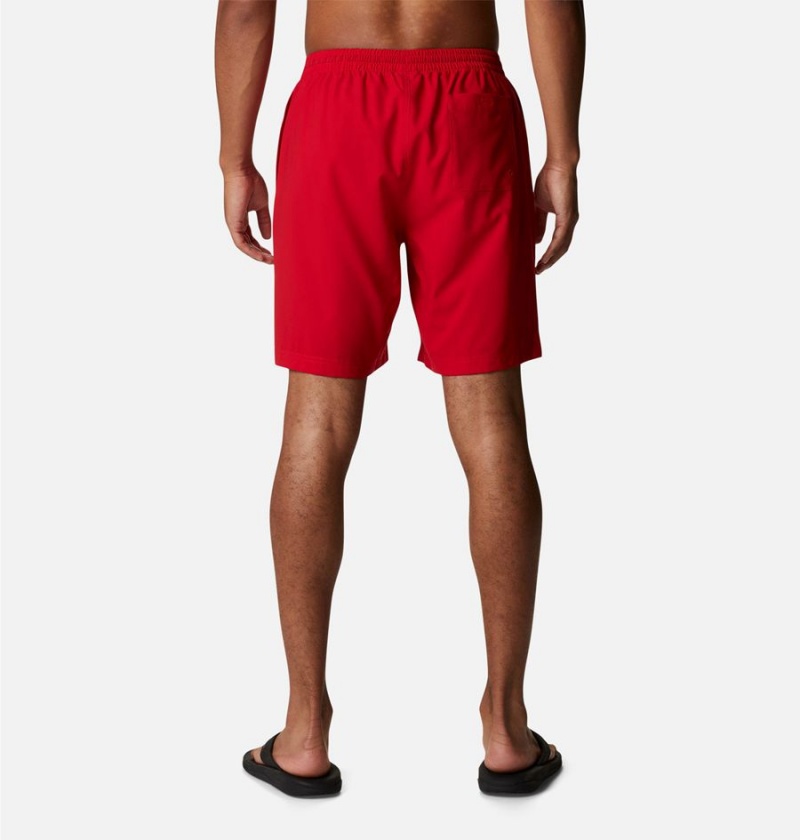 Red Men's Columbia Summertide Stretch Shorts | AFUQG-4251