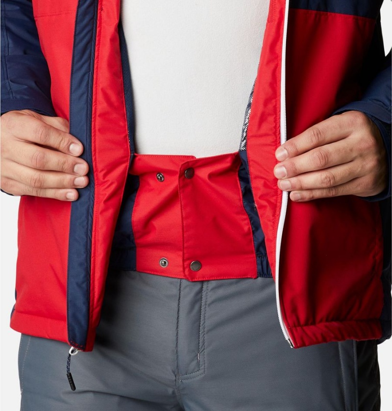 Red Men's Columbia Timberturner II Ski Jacket | SWJVQ-9542