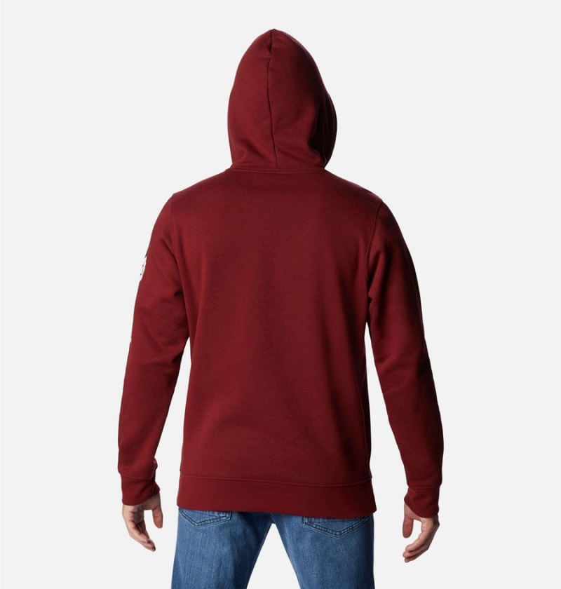 Red Men's Columbia Trek Hoodie | HQSGR-8032