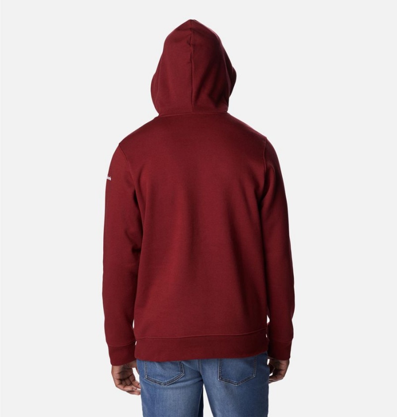 Red Men's Columbia Trek Hoodie | OGEJF-6052