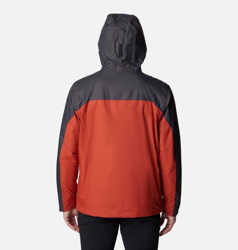 Red Men's Columbia Tunnel Falls Interchange 3 In 1 Jackets | STJVH-6039