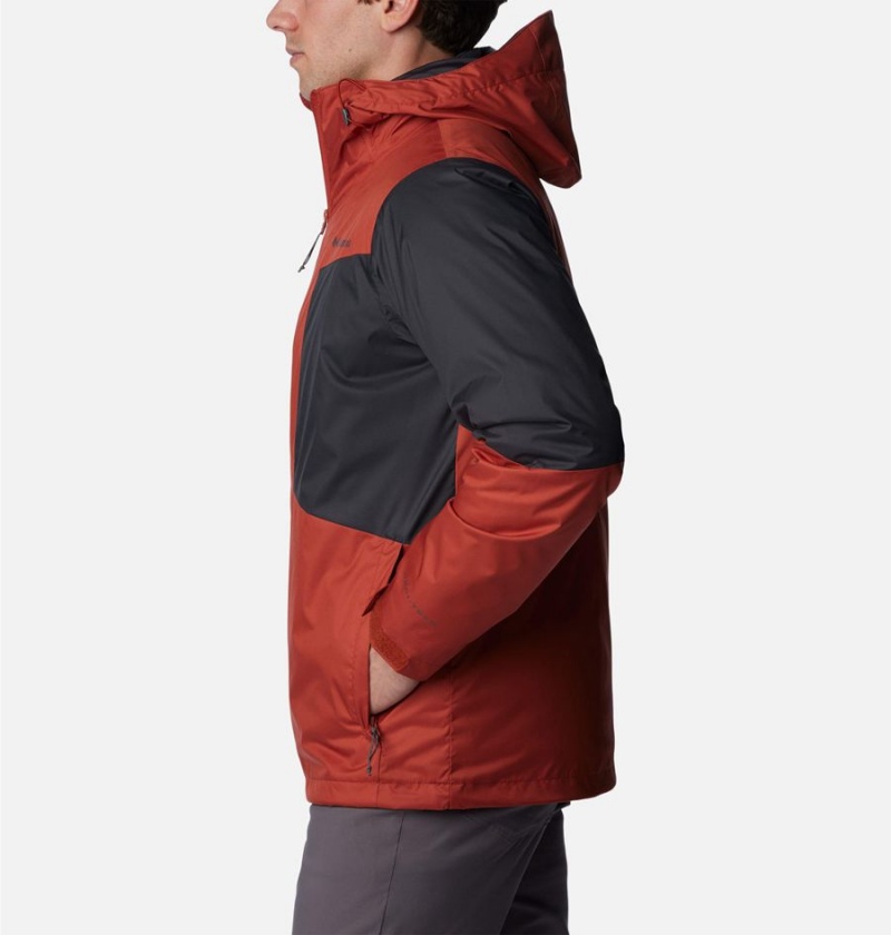 Red Men's Columbia Wallowa Park Interchange 3 In 1 Jackets | HGVQM-4139