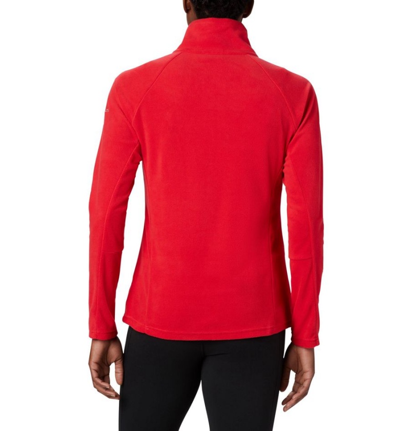 Red Women's Columbia Glacial IV Half Zip Fleece Pullover | LZKIG-9507