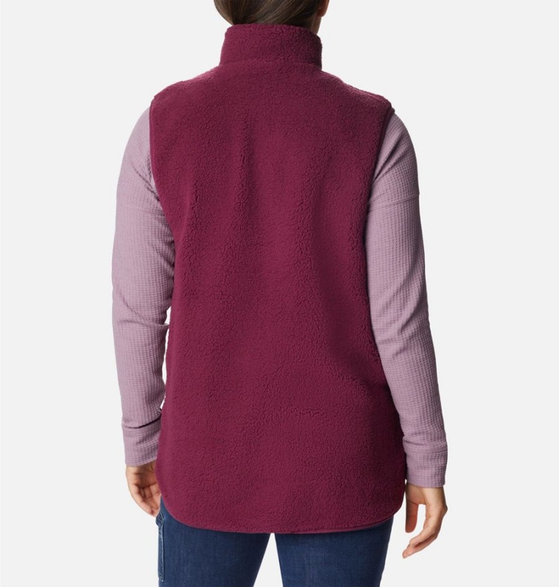 Red Women's Columbia Holly Hideaway Vest | FSQNL-2395