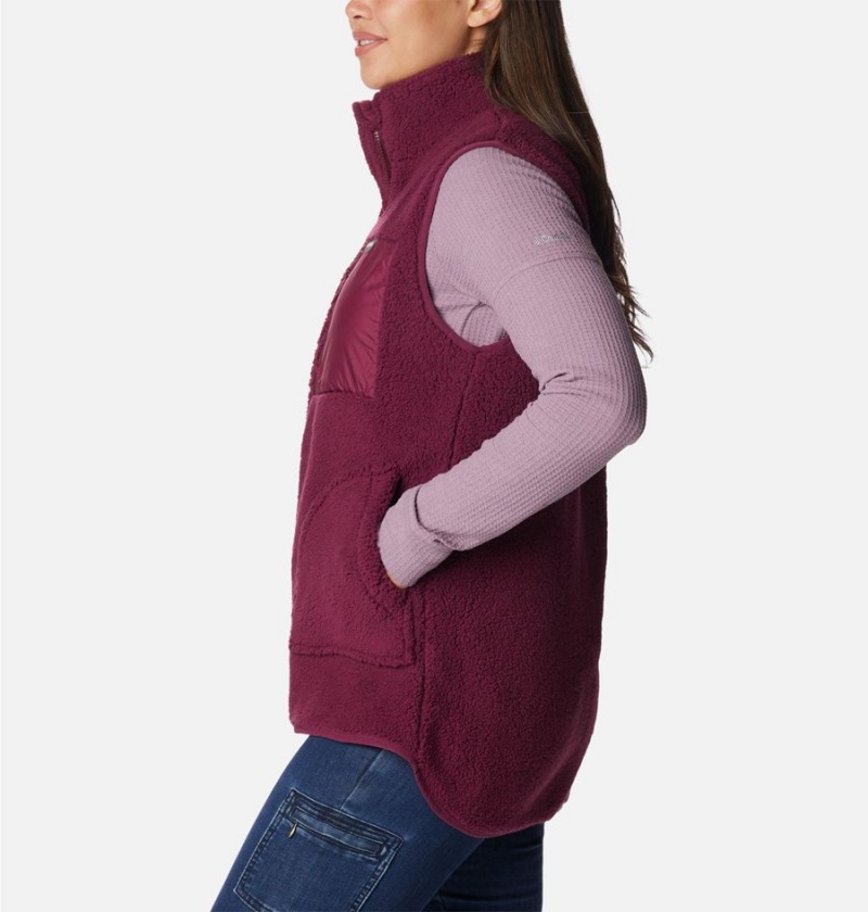 Red Women's Columbia Holly Hideaway Vest | FSQNL-2395