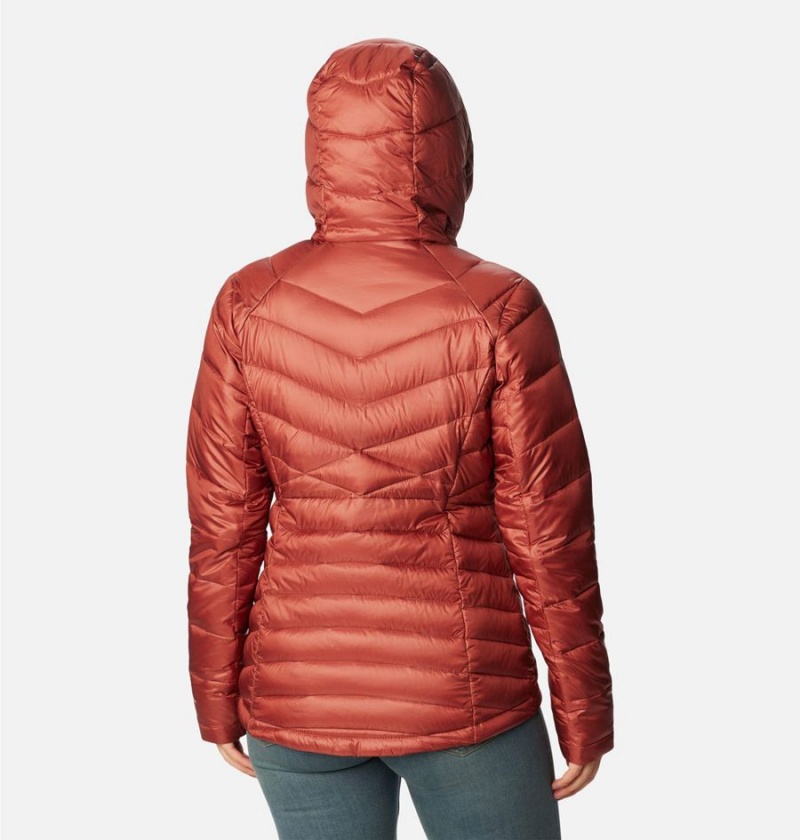 Red Women's Columbia Joy Peak Insulated Hooded Puffer Jacket | ZYLMR-1509