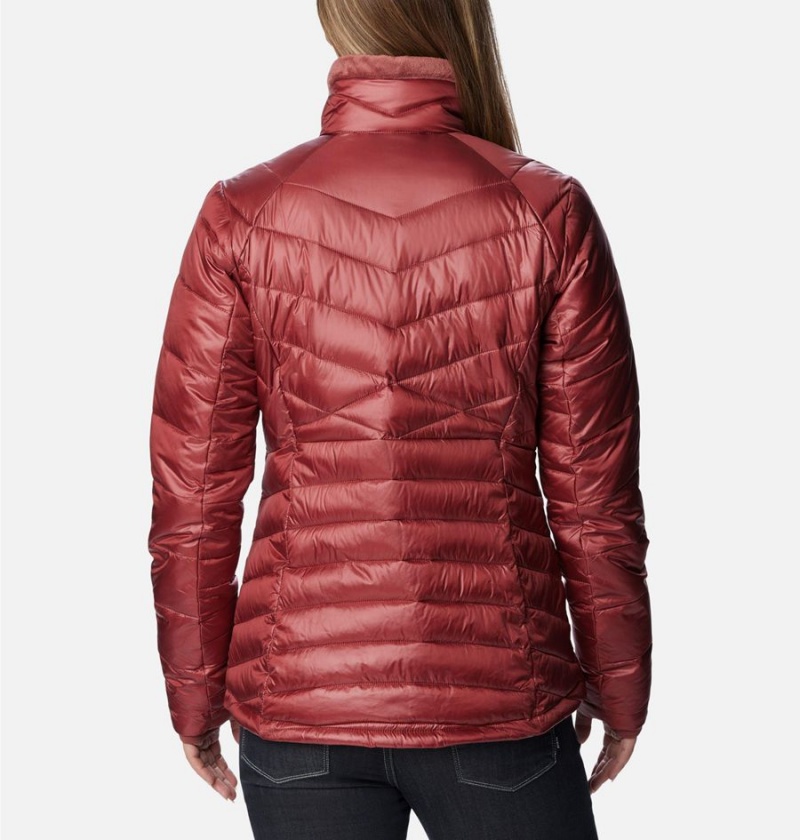 Red Women's Columbia Joy Peak Insulated Puffer Jacket | HZWXN-6420