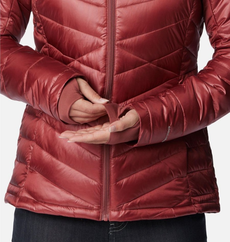 Red Women's Columbia Joy Peak Insulated Puffer Jacket | HZWXN-6420