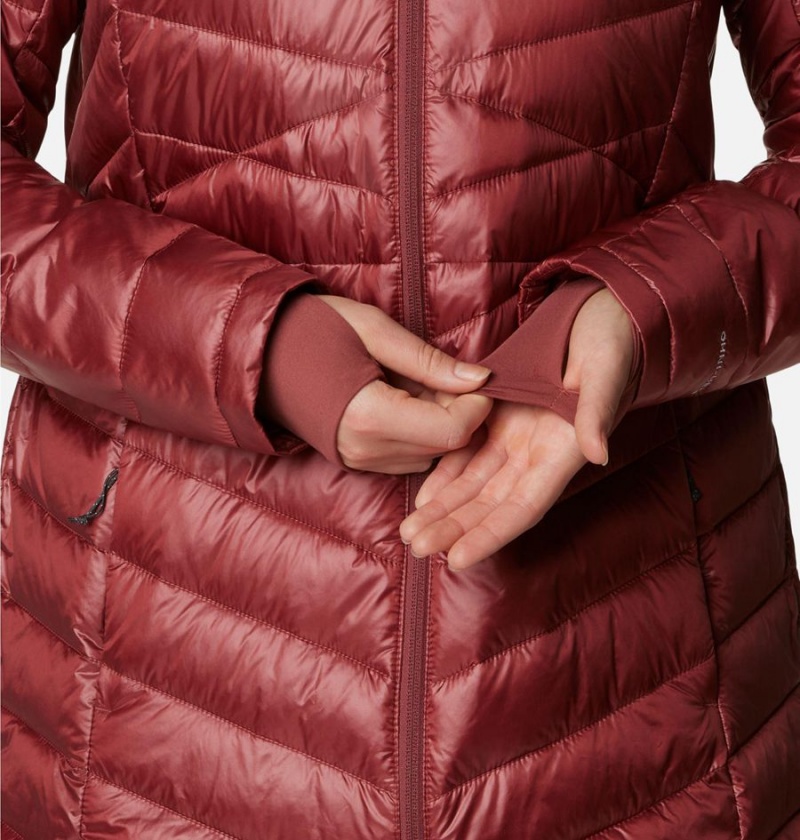 Red Women's Columbia Joy Peak Mid Puffer Jacket | AVGXF-4280