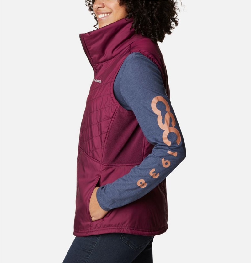 Red Women's Columbia Mix It Around II Vest | SIBCN-2361