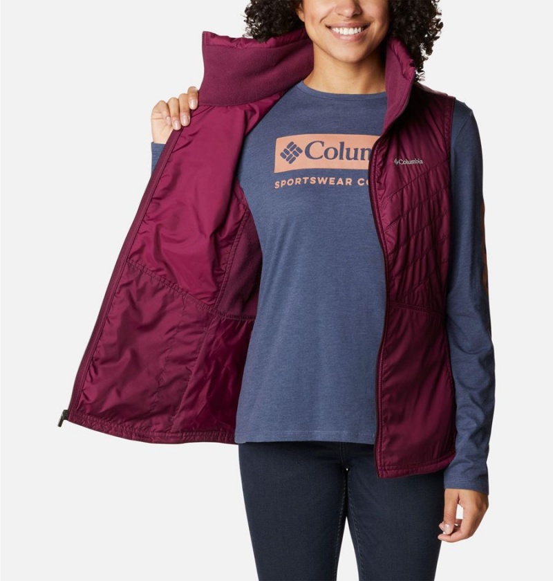 Red Women's Columbia Mix It Around II Vest | SIBCN-2361