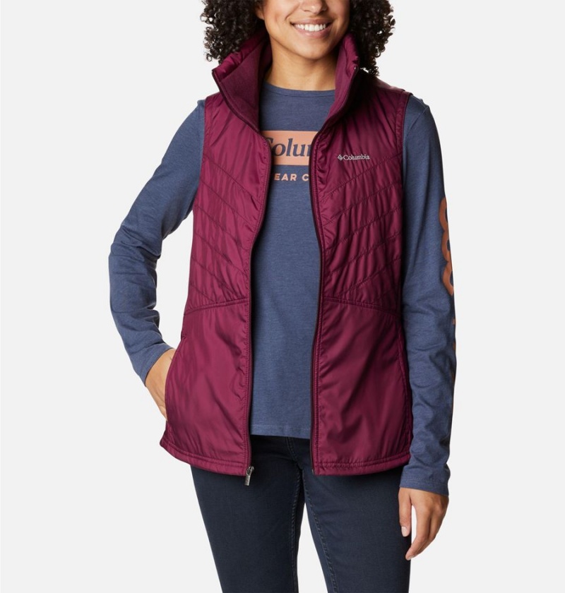 Red Women's Columbia Mix It Around II Vest | SIBCN-2361