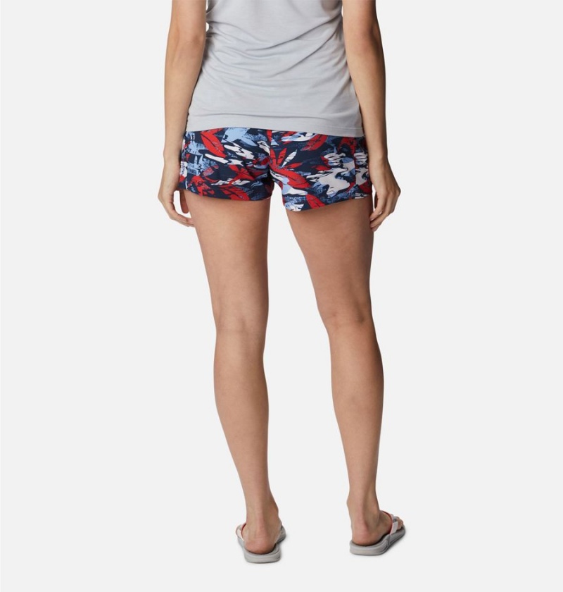 Red Women's Columbia PFG Tidal II Shorts | NUATY-2835