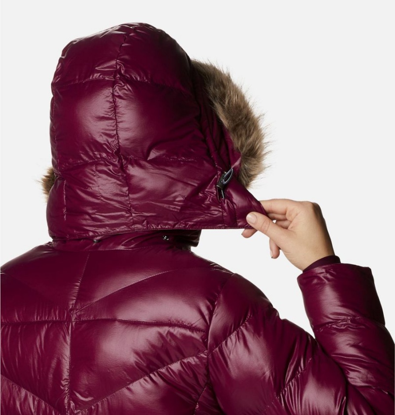 Red Women's Columbia Peak to Park Mid Insulated Puffer Jacket | PZCJI-6734