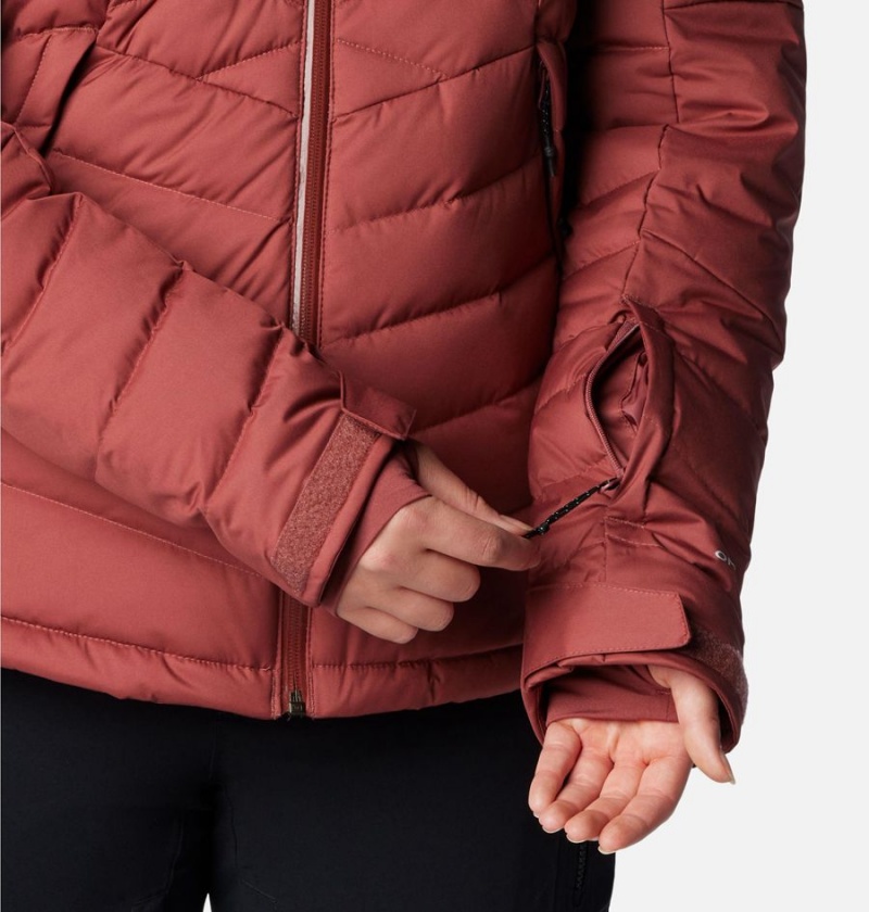 Red Women's Columbia Roaring Fork Puffer Jacket | PGTFK-6179