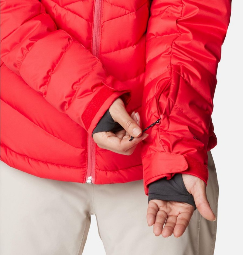 Red Women's Columbia Roaring Fork Puffer Jacket | ENXHF-6198