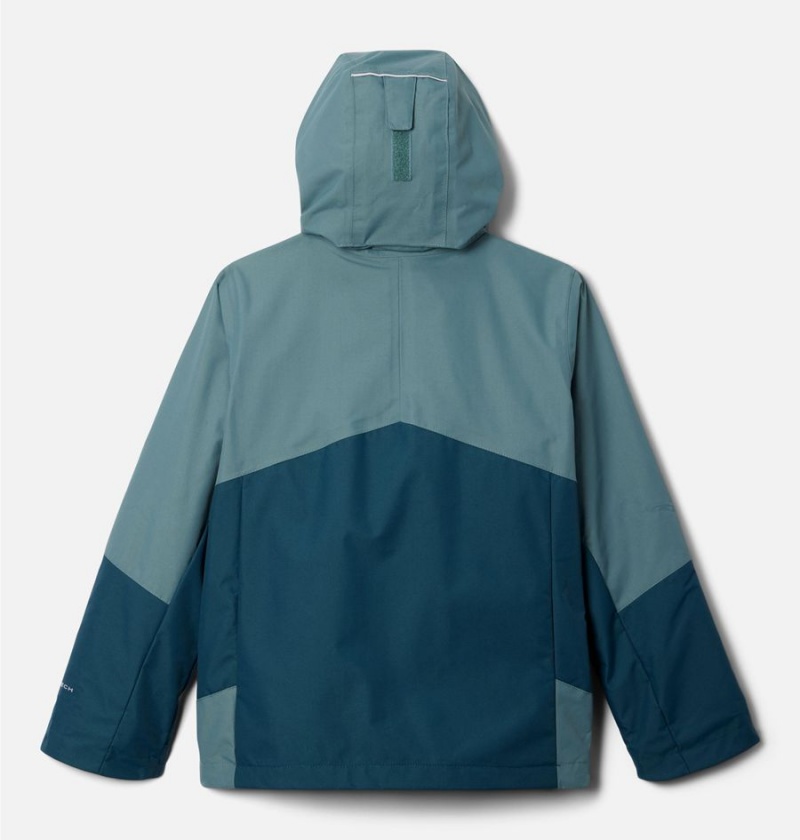 Turquoise Kids' Columbia Bugaboo II Fleece Interchange Jacket | LXYHR-4089