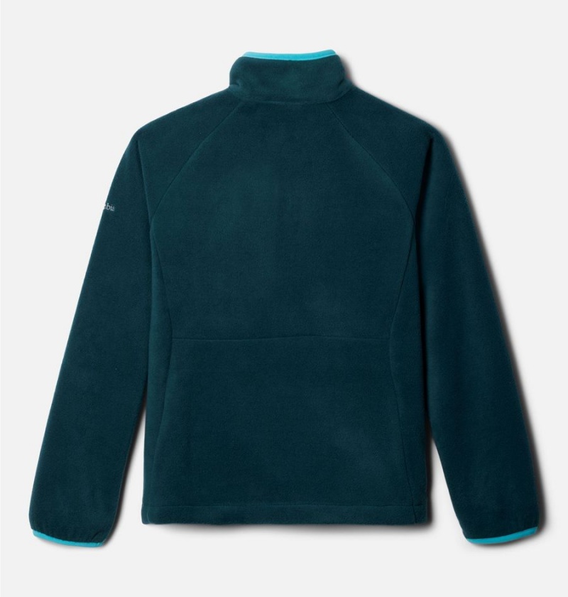 Turquoise Kids' Columbia Fast Trek III Full Zip Fleece | CYLZB-0328