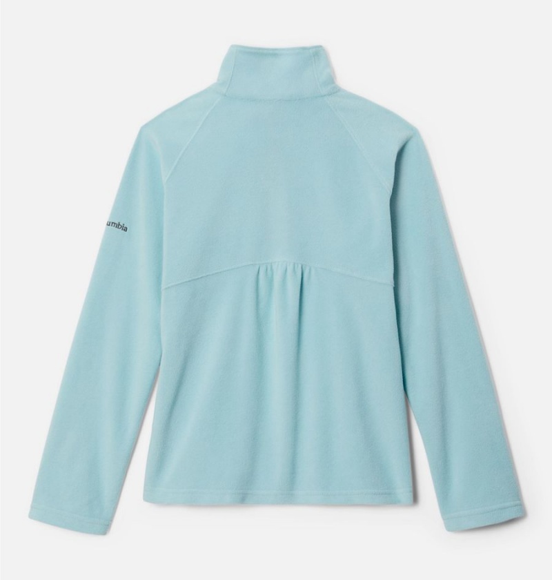 Turquoise Kids' Columbia Glacial 1/4 Zip Pullover Fleece | WRGFB-2586