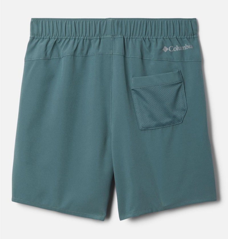 Turquoise Kids' Columbia Hike Shorts | LVRQD-7564