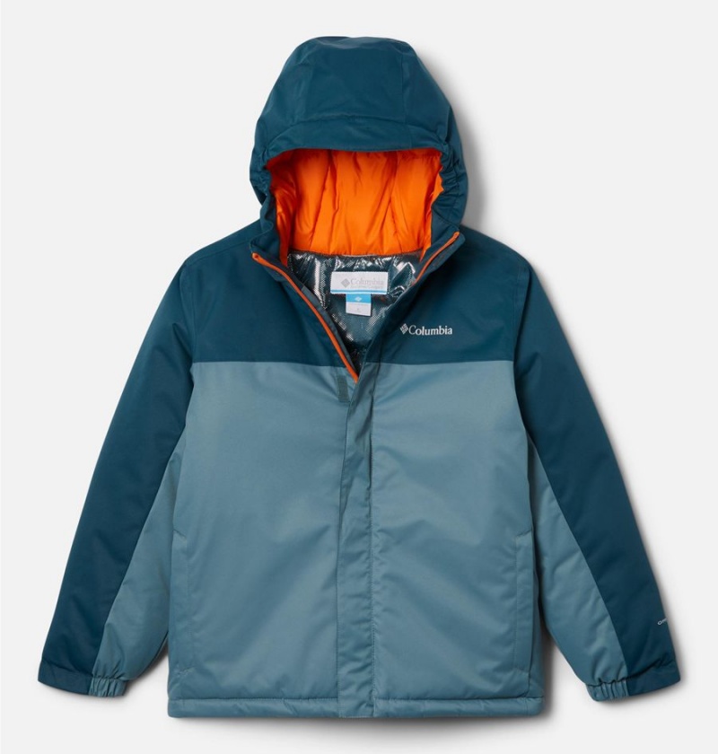 Turquoise Kids\' Columbia Hikebound Insulated Jacket | GDTJO-4395