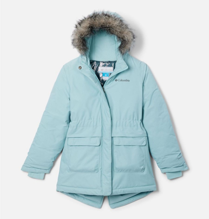 Turquoise Kids\' Columbia Nordic Strider Jacket | HZFSI-3807