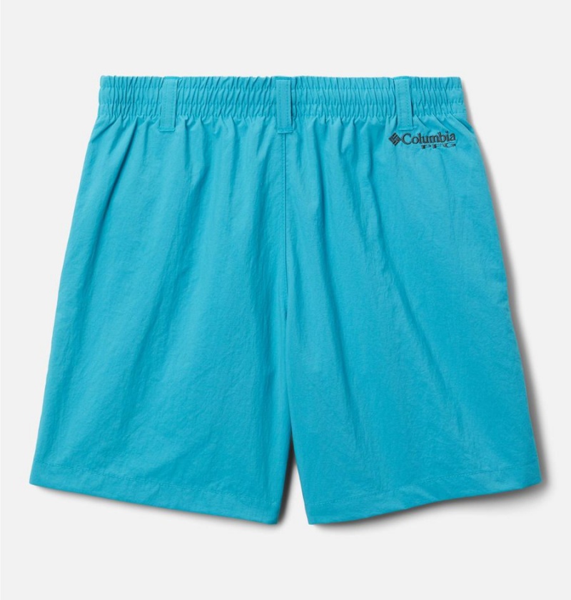 Turquoise Kids' Columbia PFG Backcast Shorts | NJGCD-3149