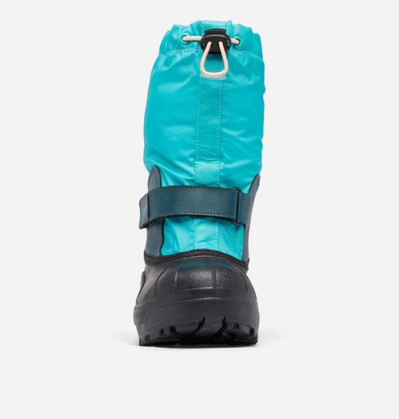 Turquoise Kids' Columbia Powderbug Forty Snow Boots | WOLTG-9548