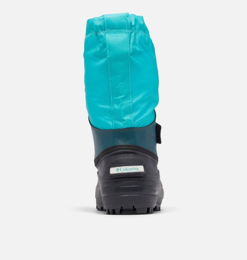 Turquoise Kids' Columbia Powderbug Forty Snow Boots | WOLTG-9548