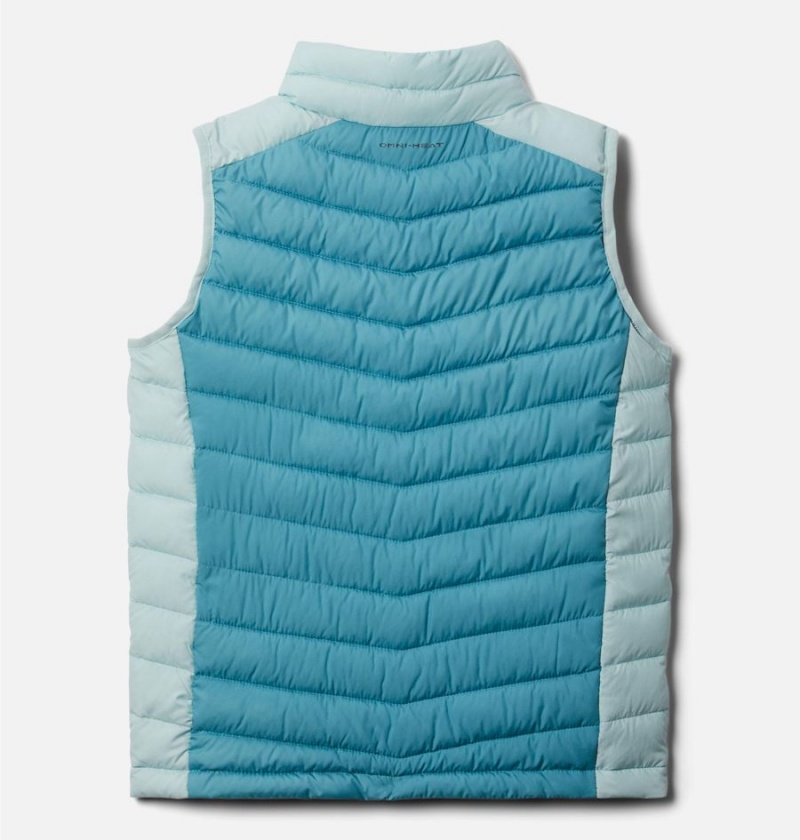 Turquoise Kids' Columbia Slope Edge Vest | IRZXY-8957